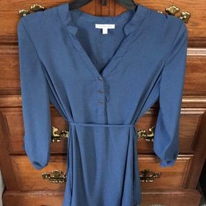 Charlotte Russe blue long Sleeve dress